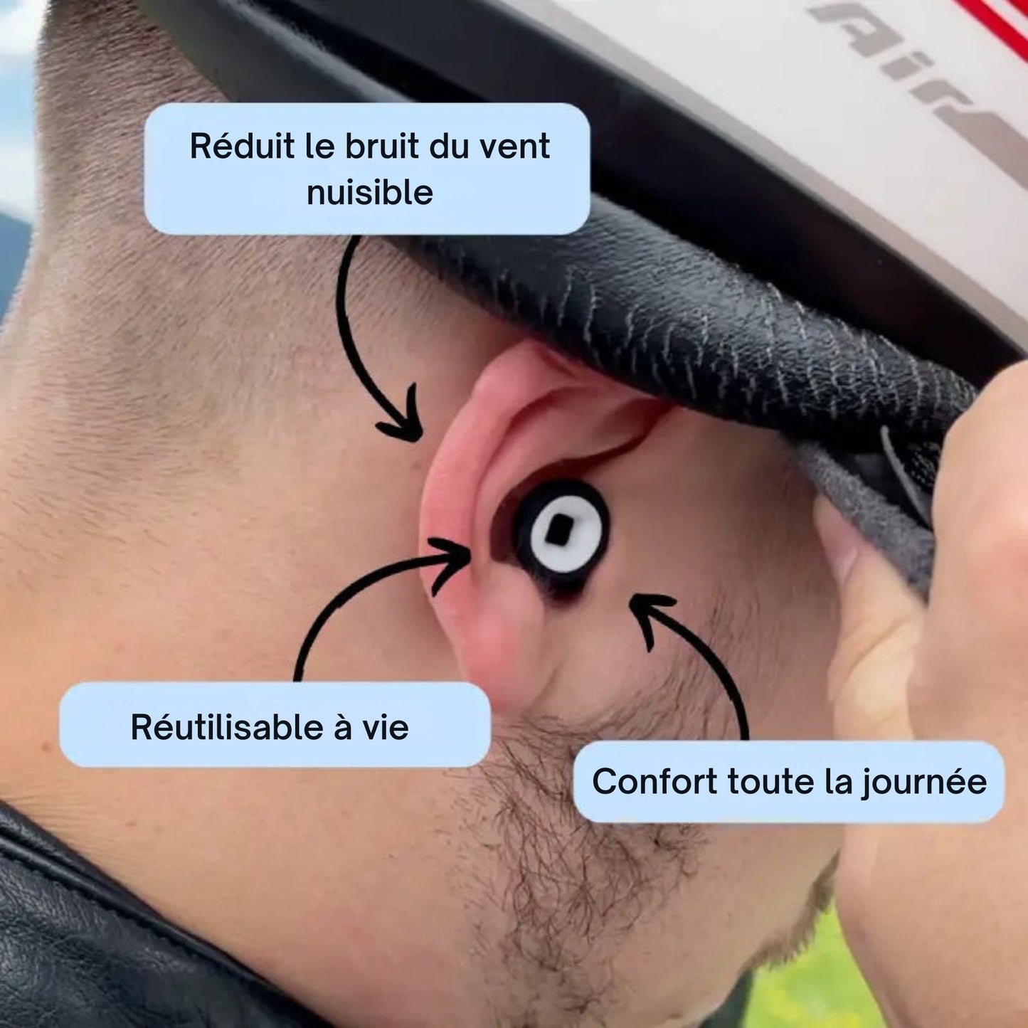 Artevive – Bouchons d’oreille moto 27 dB