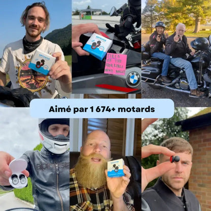 Artevive – Bouchons d’oreille moto 27 dB